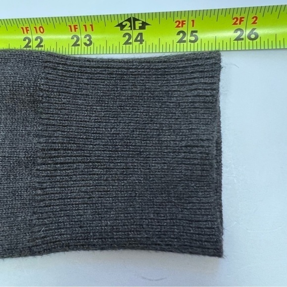 MICHAEL Michael KORS Women’s Sweater Dress Medium Gray Gothic Stud Embellishment - Picture 12 of 16